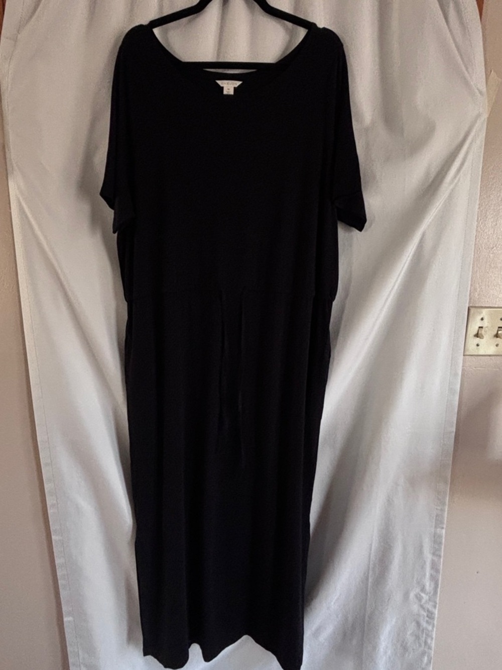 Caslon Black Short-Sleeve Maxi Dress ~ Size XXL Graduation, Work, Everyday, Soft - Picture 2 of 8